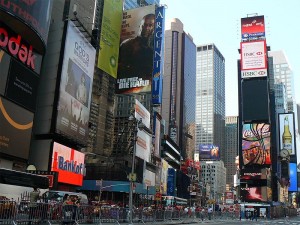 Times Square - present day Times Square - present day